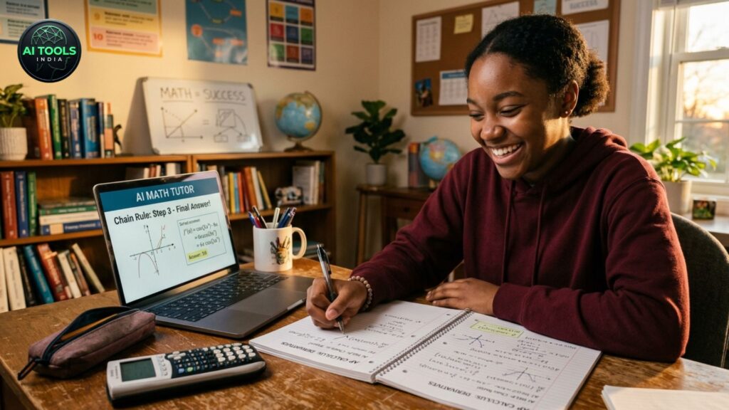 AI powered math tools for students solving calculus and trigonometry problems
