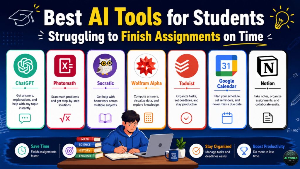 best AI tools for homework productivity and assignment management