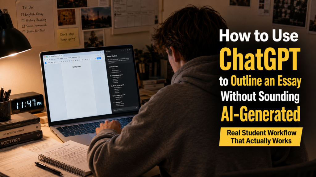 How to Use ChatGPT to Outline an Essay Without Sounding AI-Generated