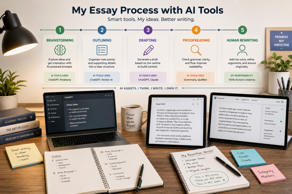 daily English writing improvement routine for students