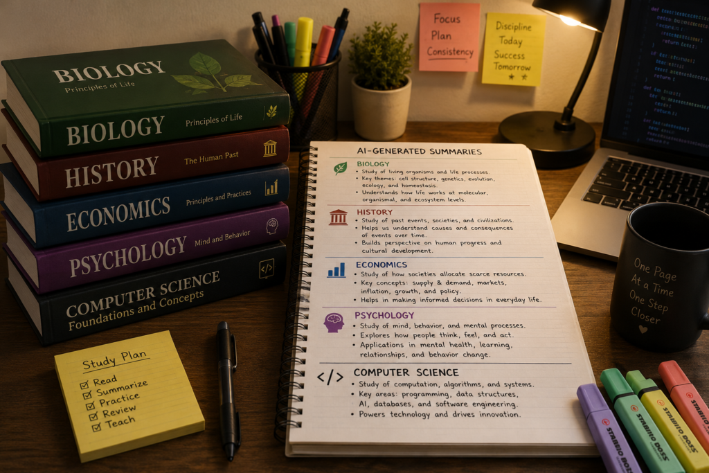 best AI tools for converting textbook pages into study notes
