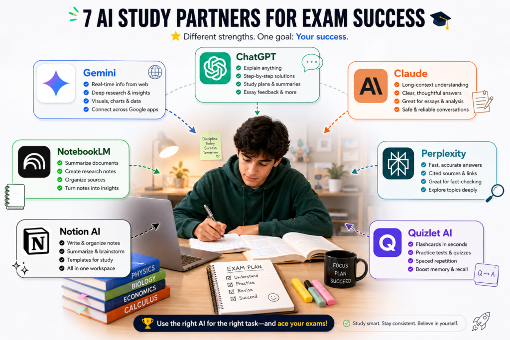 best AI tools for students reviewing long chapters quickly