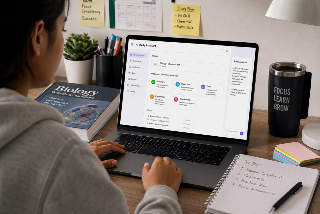 AI memory retention system for students
