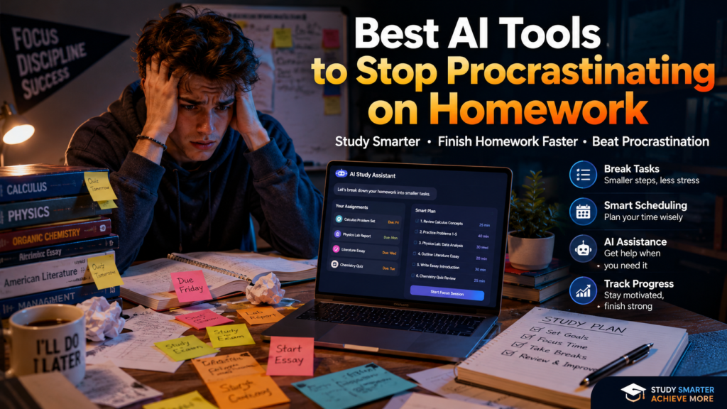 Best AI Tools to Stop Procrastinating on Homework