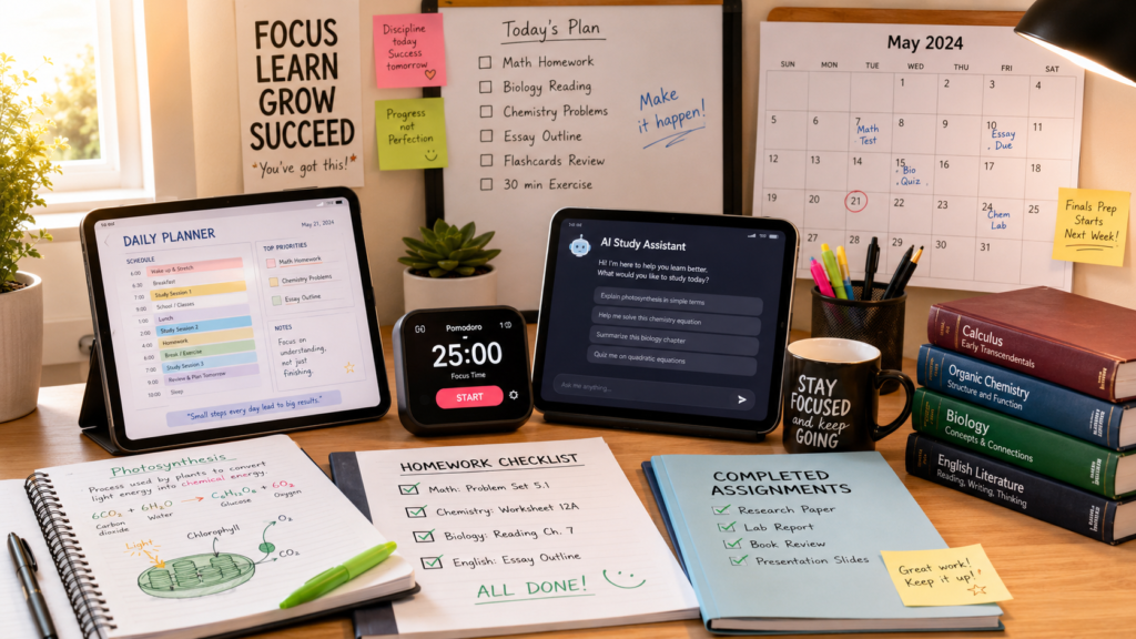 AI productivity tips for students