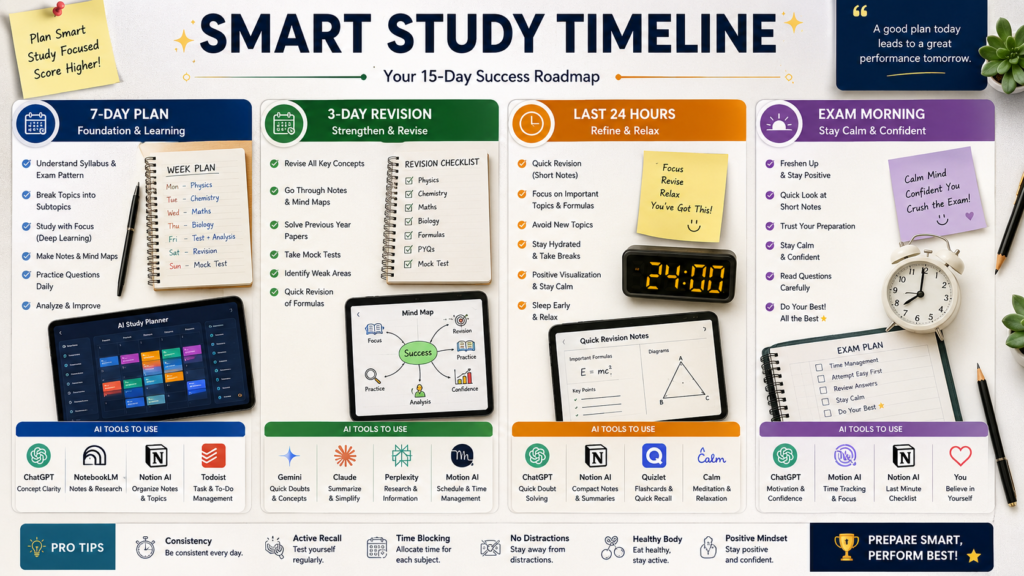 AI last minute study plan