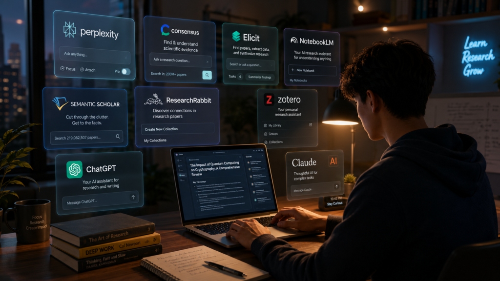 best AI tools for academic research for students