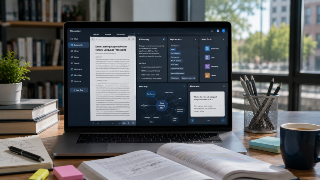 Collection of AI PDF reading tools for college students