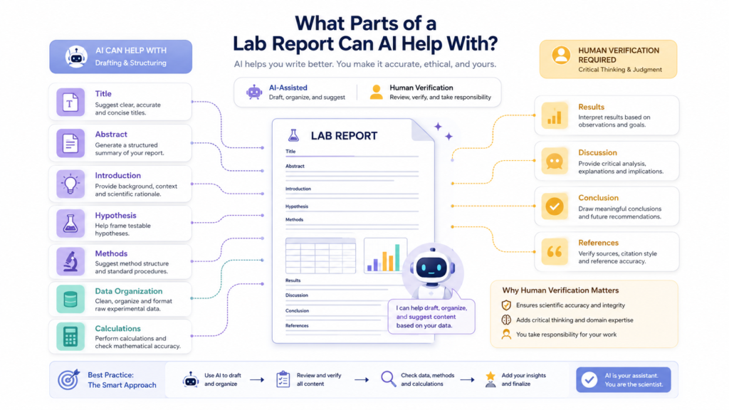 What Parts of a Lab Report Can AI Help With