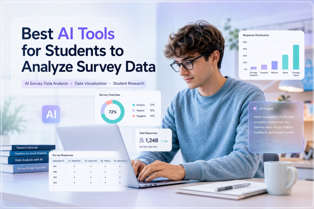 Best AI Tools for Students to Analyze Survey Data with AI data analysis and visualization